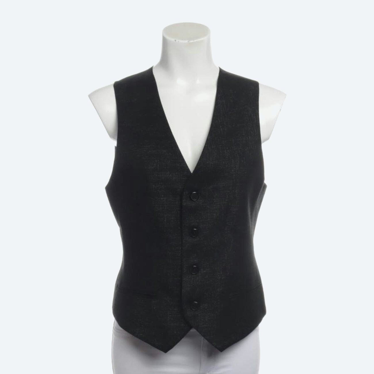 Image 1 of Vest 40 Black in color Black | Vite EnVogue