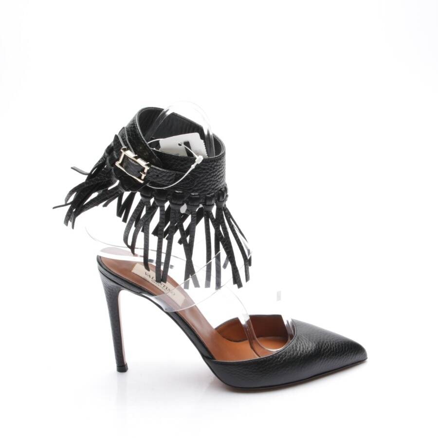 Image 1 of Rockstud Heeled Sandals EUR 35.5 Black in color Black | Vite EnVogue