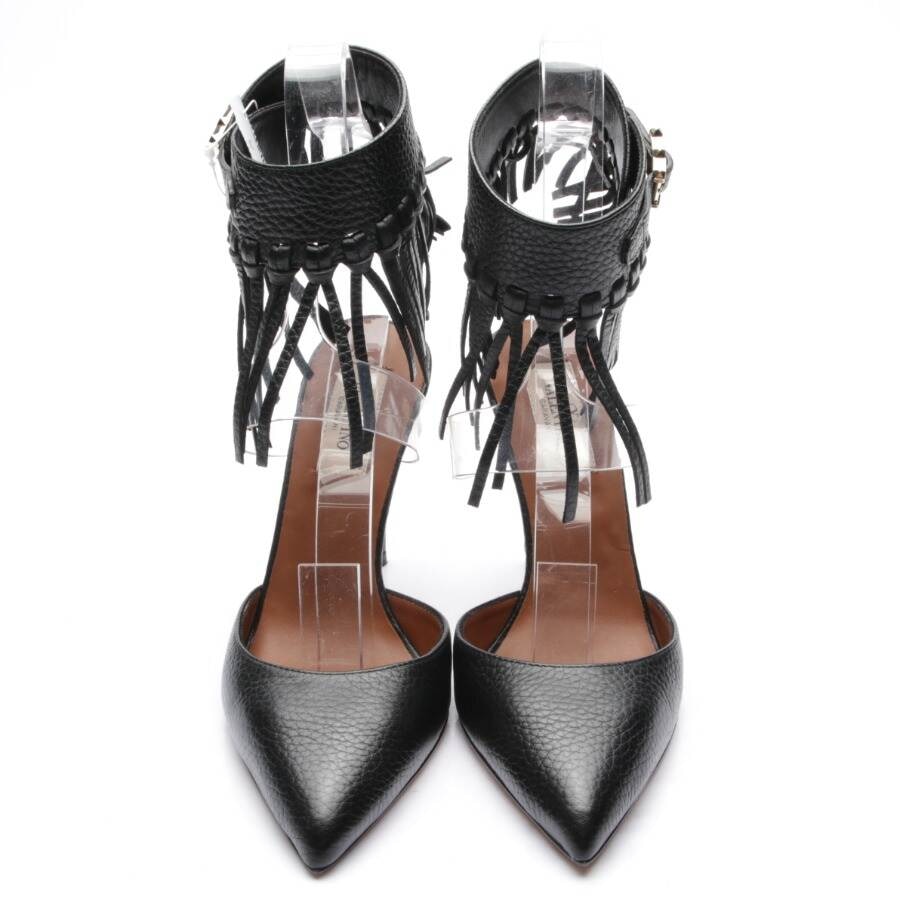 Image 2 of Rockstud Heeled Sandals EUR 35.5 Black in color Black | Vite EnVogue