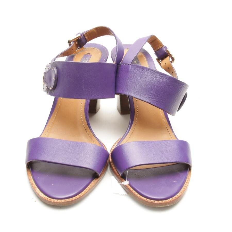 Image 2 of Heeled Sandals EUR 38.5 Purple in color Purple | Vite EnVogue