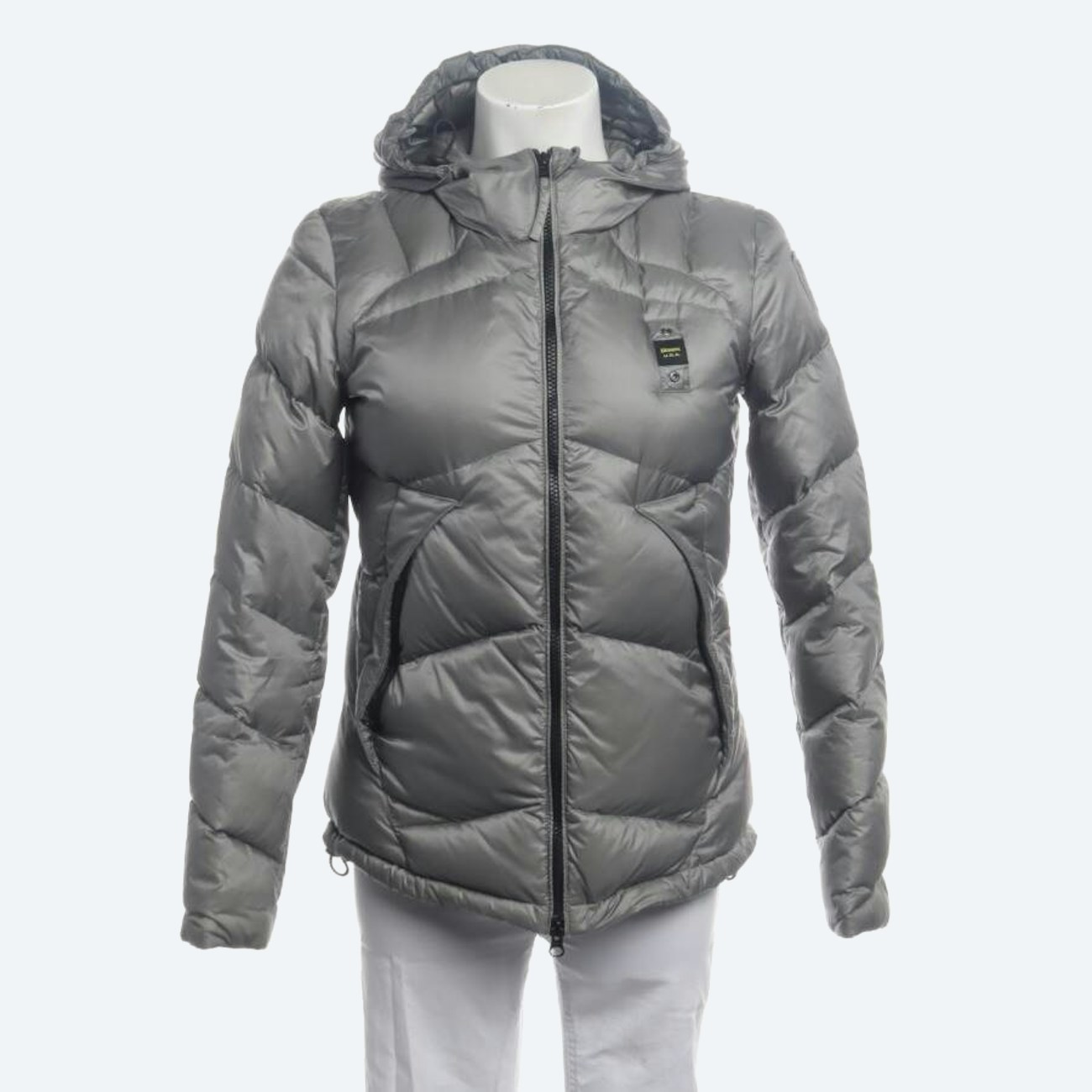 Image 1 of Quilted Jacket XS Light Gray in color Gray | Vite EnVogue