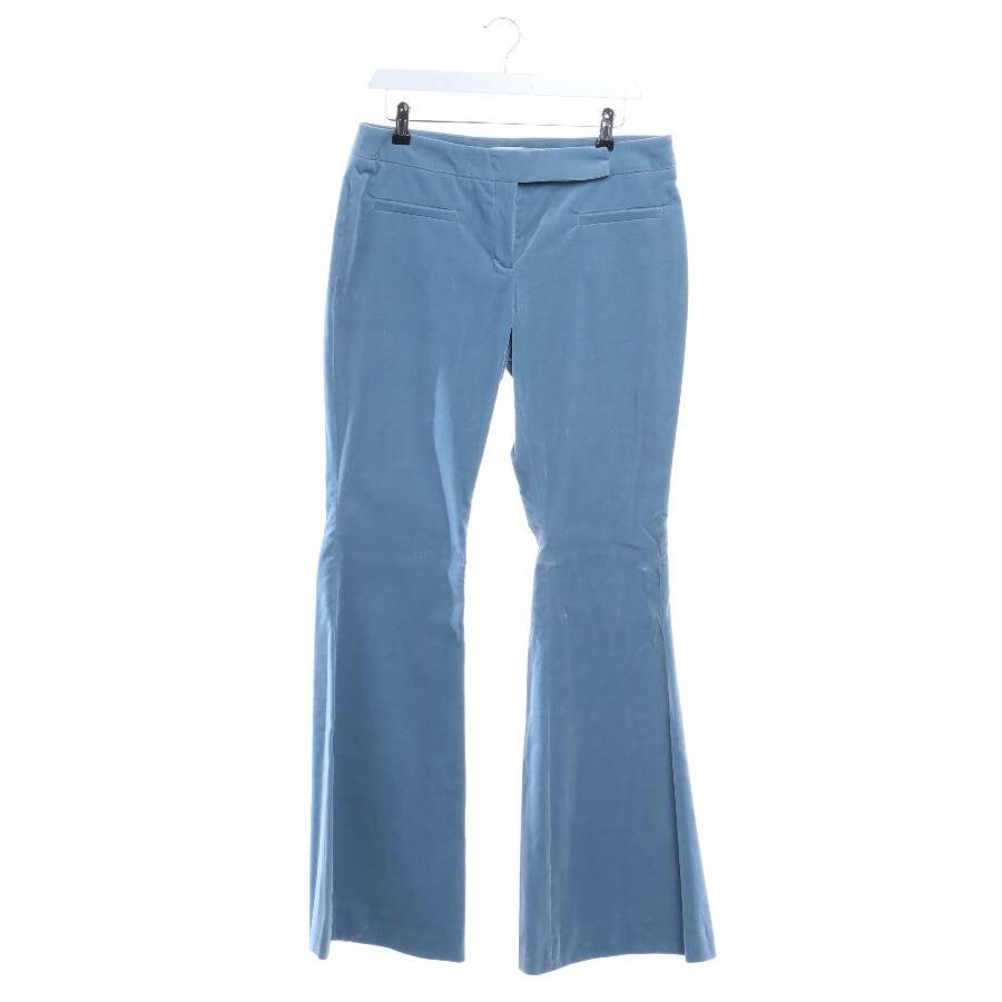 Image 1 of Velvet Pants 40 Light Blue in color Blue | Vite EnVogue