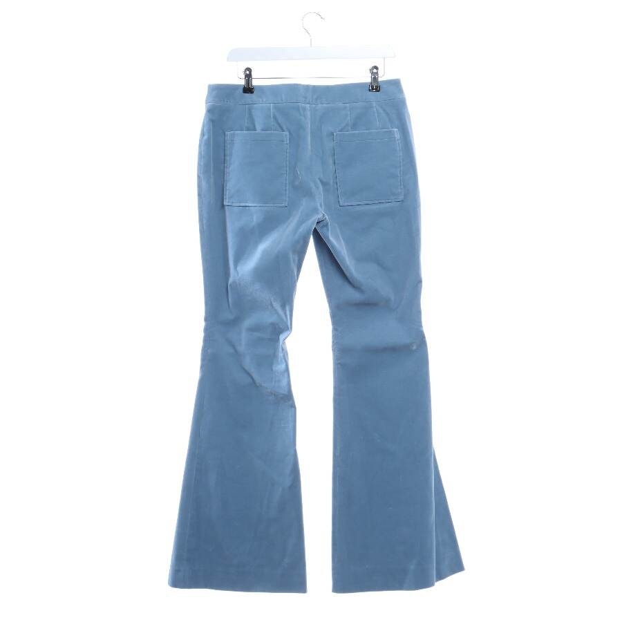 Image 2 of Velvet Pants 40 Light Blue in color Blue | Vite EnVogue
