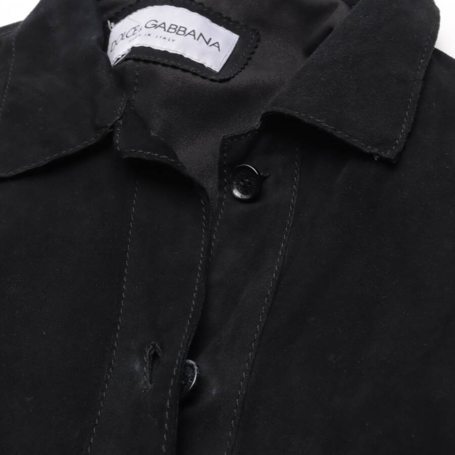 Image 3 of Leather Shirt 40 Black in color Black | Vite EnVogue