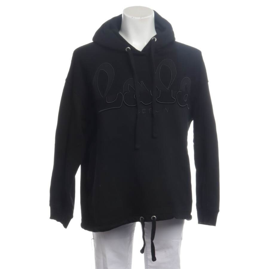 Image 1 of Hooded Sweatshirt S Black in color Black | Vite EnVogue
