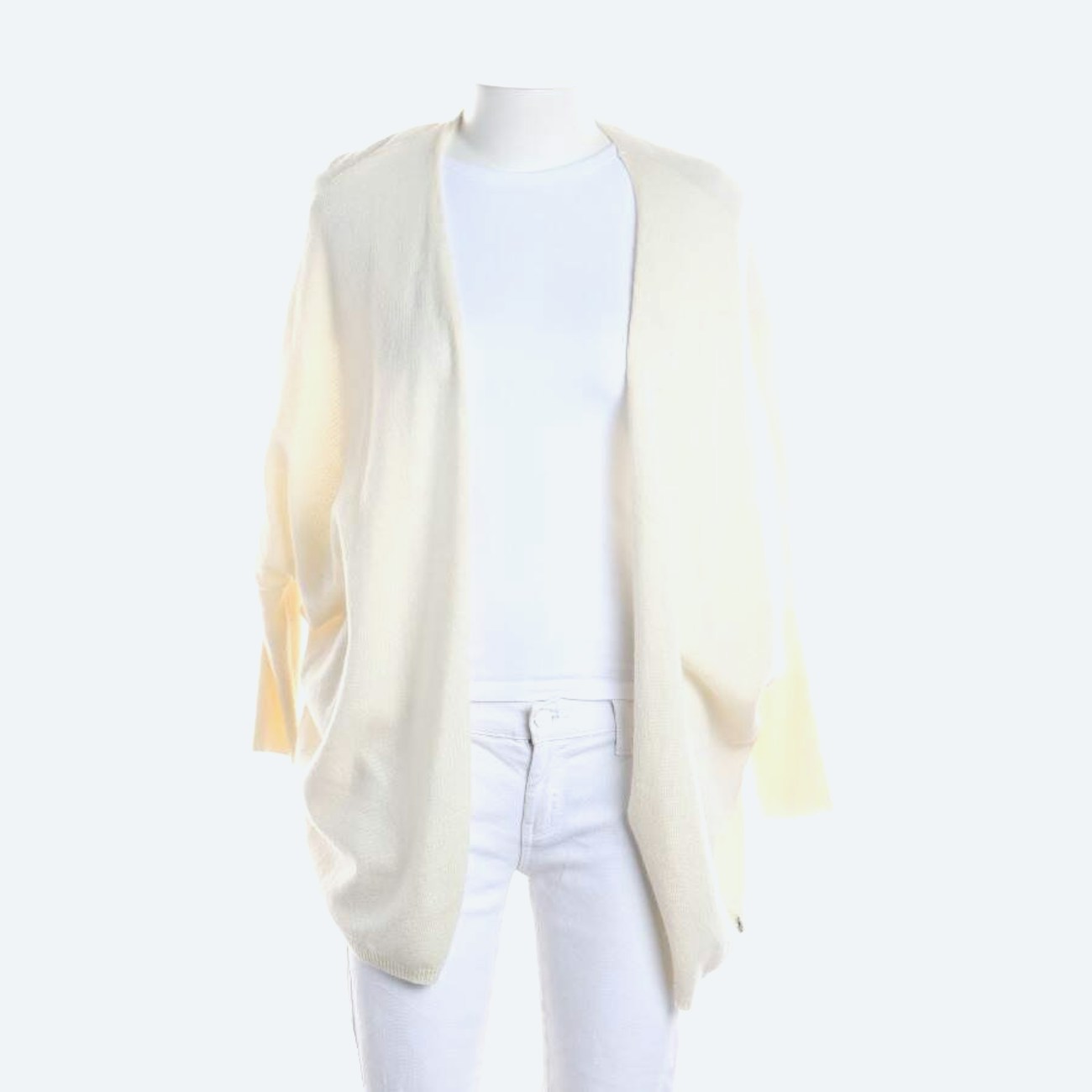 Image 1 of Cardigan M Pastel Yellow in color Yellow | Vite EnVogue