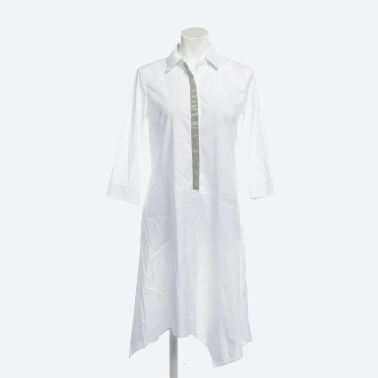Image 1 of Shirt Dress 36 White in color White | Vite EnVogue