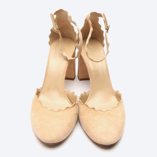 Image 2 of Heeled Sandals EUR 37.5 Light Brown in color Brown | Vite EnVogue