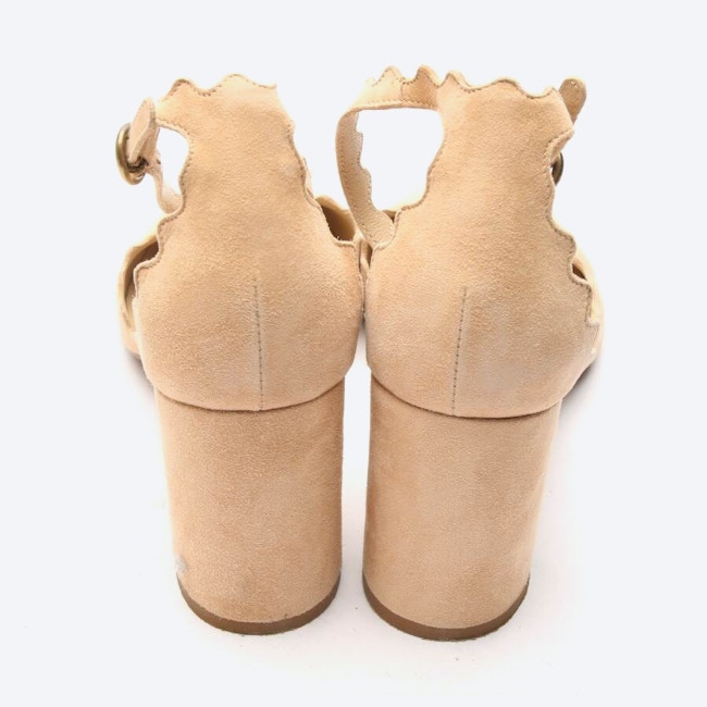 Image 3 of Heeled Sandals EUR 37.5 Light Brown in color Brown | Vite EnVogue