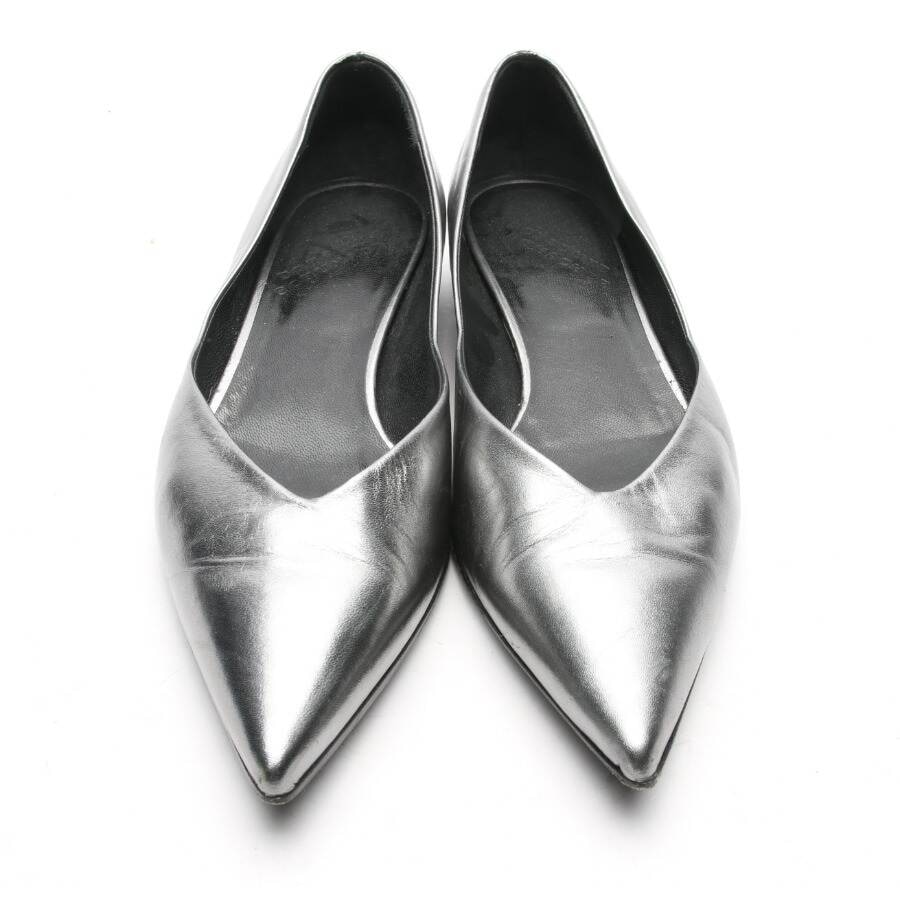 Image 2 of Ballet Flats EUR 41.5 Silver in color Metallic | Vite EnVogue