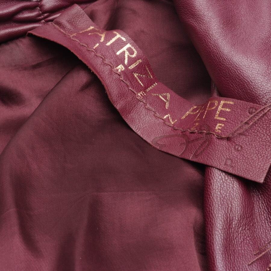 Image 4 of LeatherJacket 36 Bordeaux in color Red | Vite EnVogue