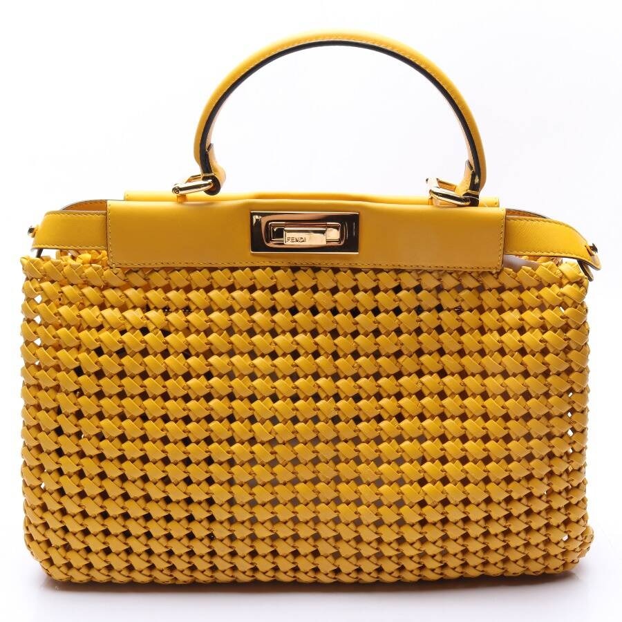 Image 1 of Peek-a-boo Handbag Yellow in color Yellow | Vite EnVogue