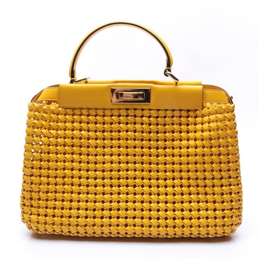 Image 2 of Peek-a-boo Handbag Yellow in color Yellow | Vite EnVogue