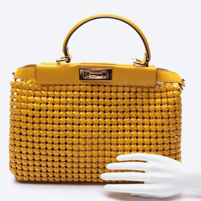 Image 4 of Peek-a-boo Handbag Yellow in color Yellow | Vite EnVogue