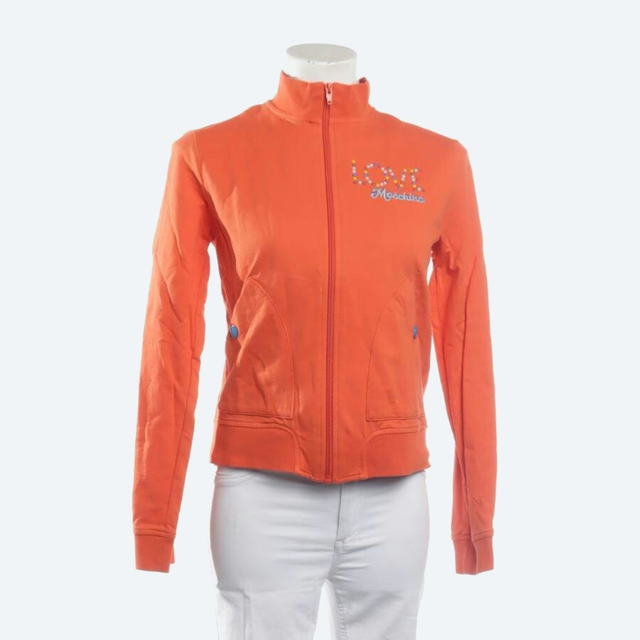Image 1 of Sweat Jacket 34 Dark Orange in color Orange | Vite EnVogue