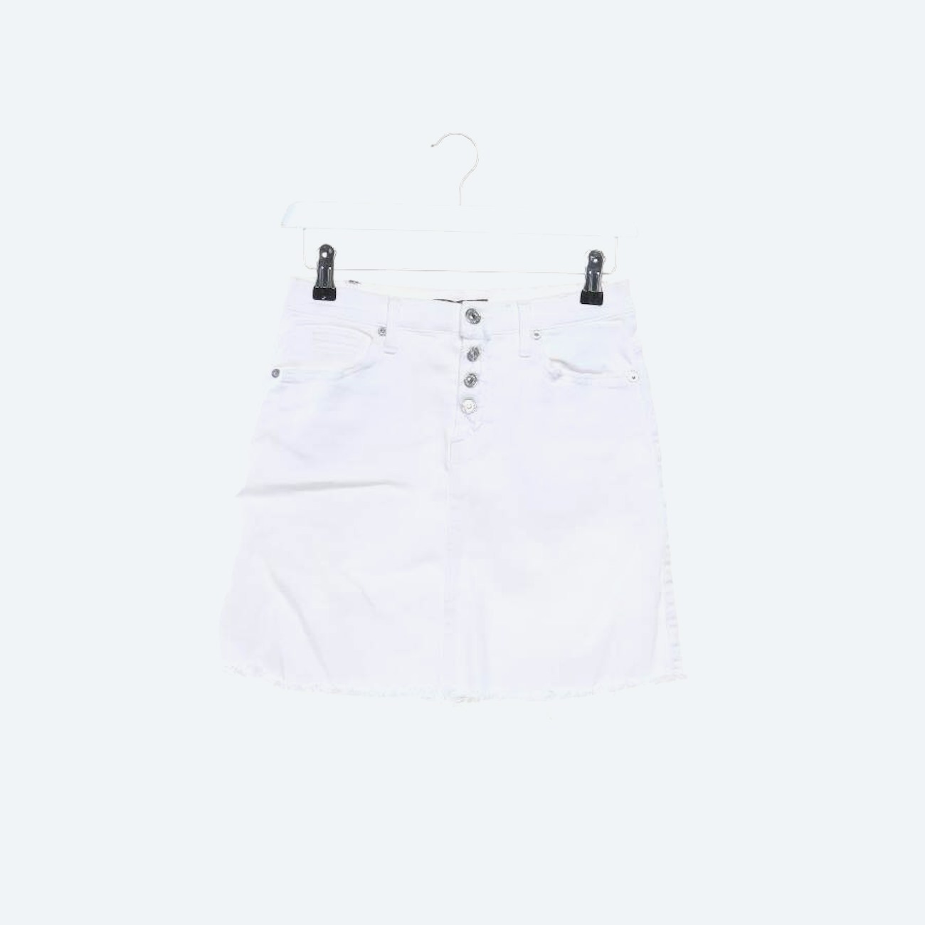 Image 1 of Mini Skirt W25 Cream in color White | Vite EnVogue