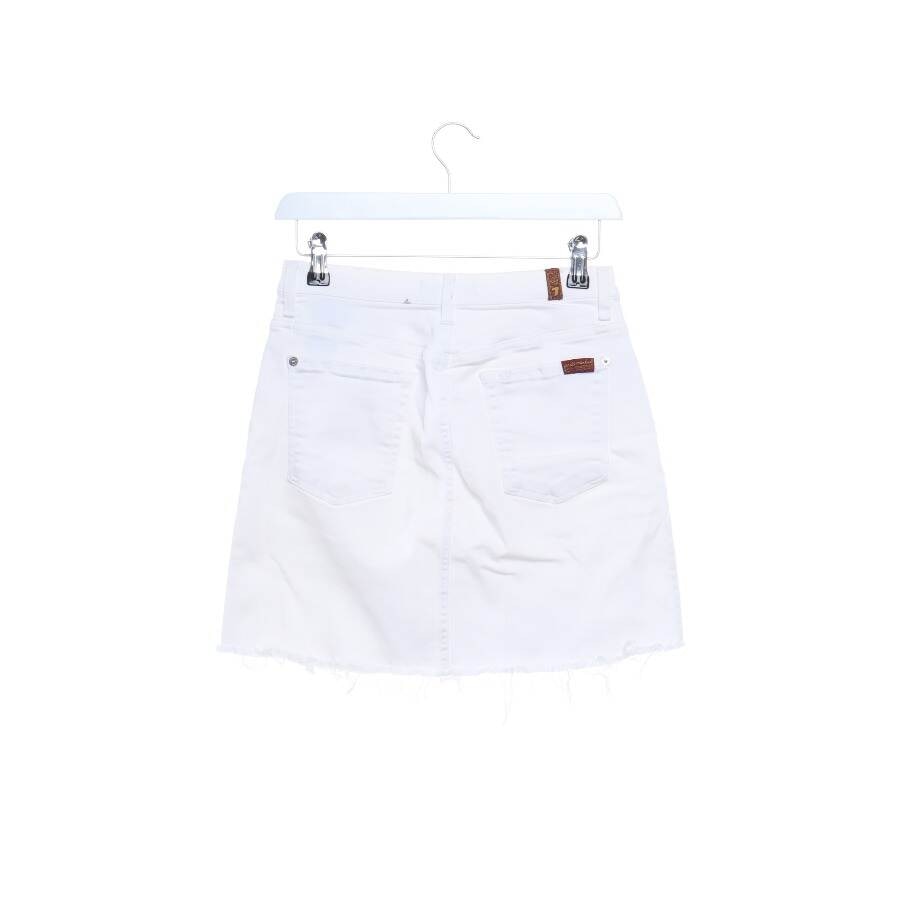 Image 2 of Mini Skirt W25 Cream in color White | Vite EnVogue