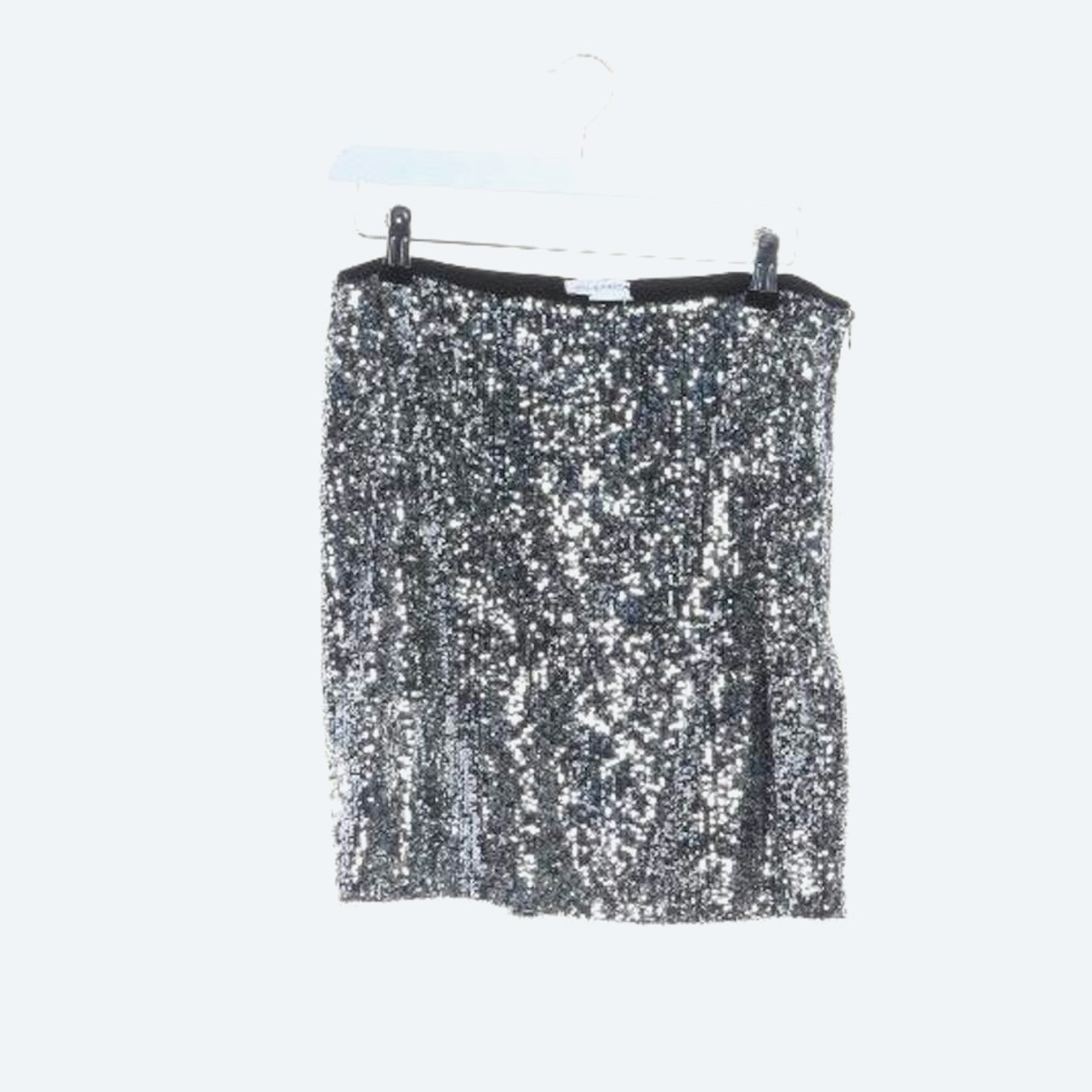 Image 1 of Mini Skirt 40 Silver in color Metallic | Vite EnVogue