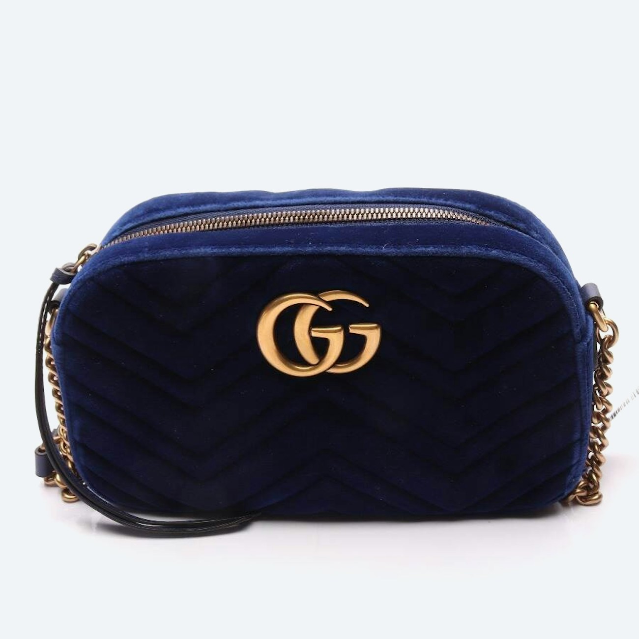 Image 1 of Marmont Crossbody Bag Navy in color Blue | Vite EnVogue