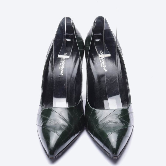 Image 2 of High Heels EUR 38.5 Dark Green in color Green | Vite EnVogue