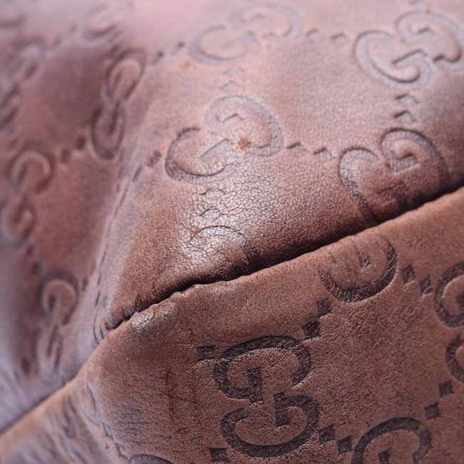 Image 6 of Horsebit Shoulder Bag Dark Brown in color Brown | Vite EnVogue
