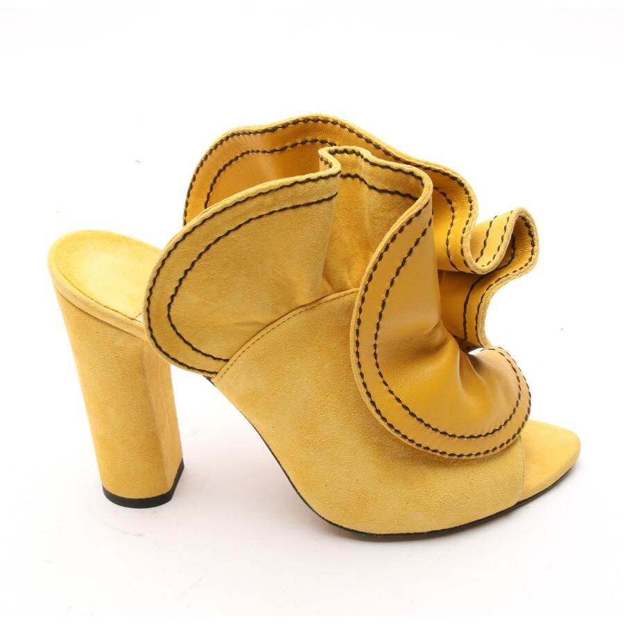 Image 1 of Heeled Sandals EUR38 Yellow in color Yellow | Vite EnVogue