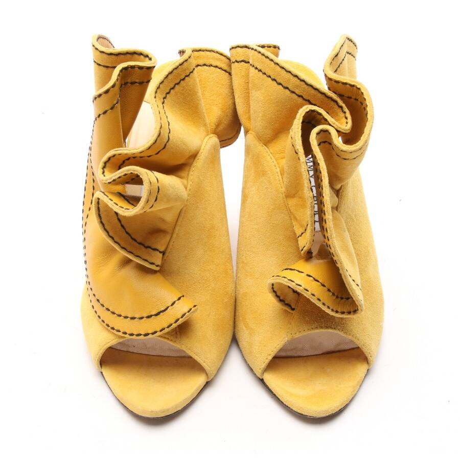 Image 2 of Heeled Sandals EUR38 Yellow in color Yellow | Vite EnVogue