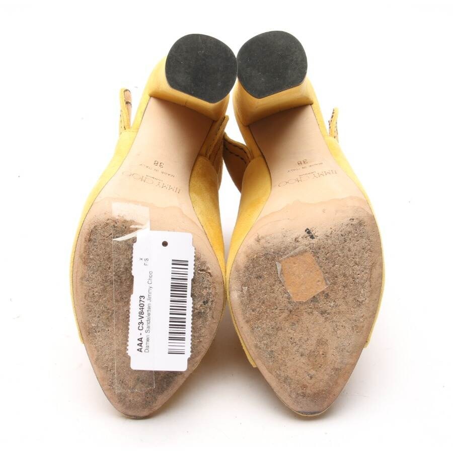 Image 4 of Heeled Sandals EUR38 Yellow in color Yellow | Vite EnVogue