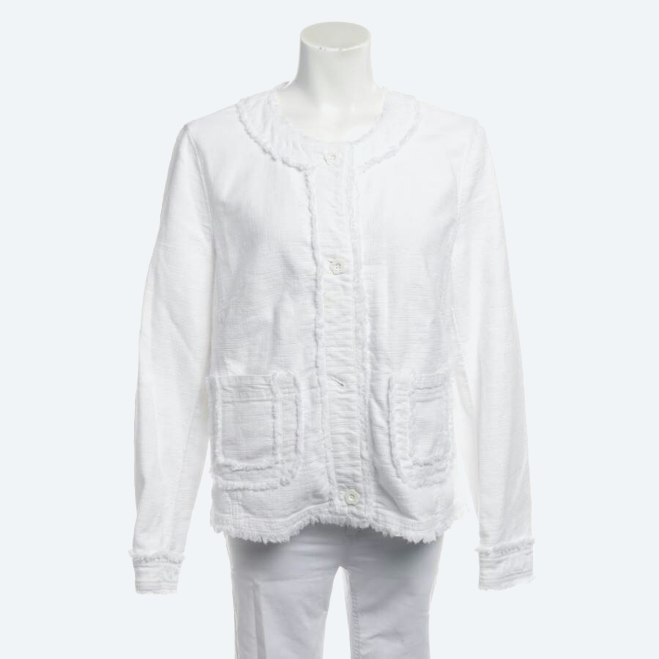 Image 1 of Summer Jacket 42 White in color White | Vite EnVogue