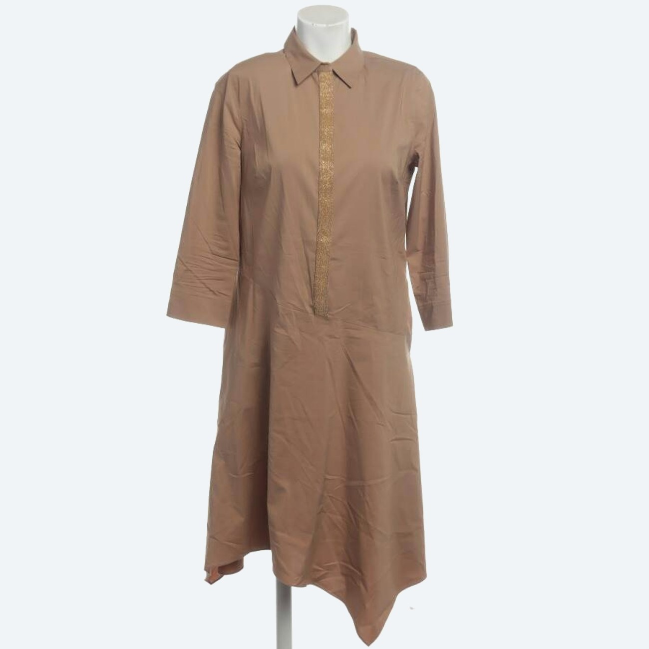 Image 1 of Shirt Dress 38 Light Brown in color Brown | Vite EnVogue