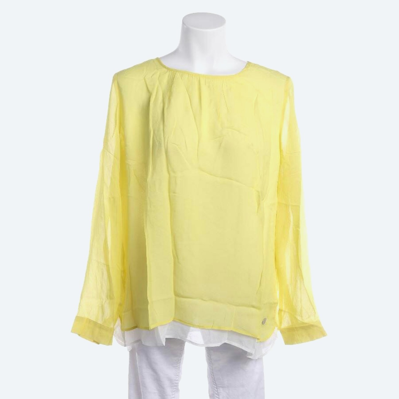 Image 1 of Shirt Blouse 42 Yellow in color Yellow | Vite EnVogue