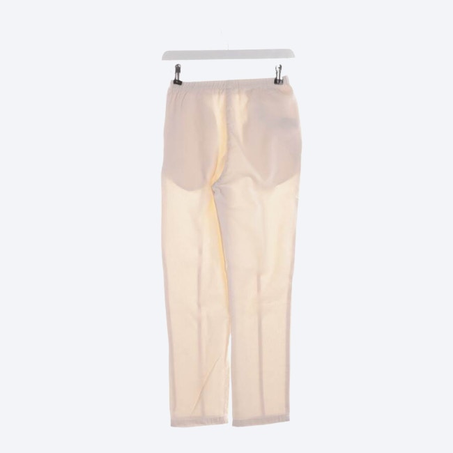 Image 2 of Trousers XS Beige in color White | Vite EnVogue