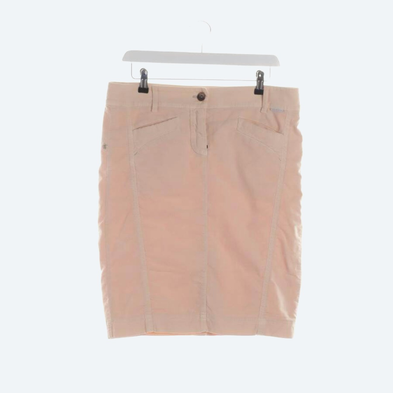 Image 1 of Corduroy Skirt 40 Peach in color Orange | Vite EnVogue