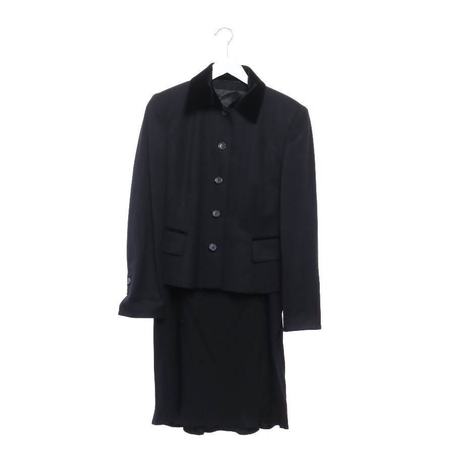 Image 1 of Wool Skirt Suit 40 Black in color Black | Vite EnVogue