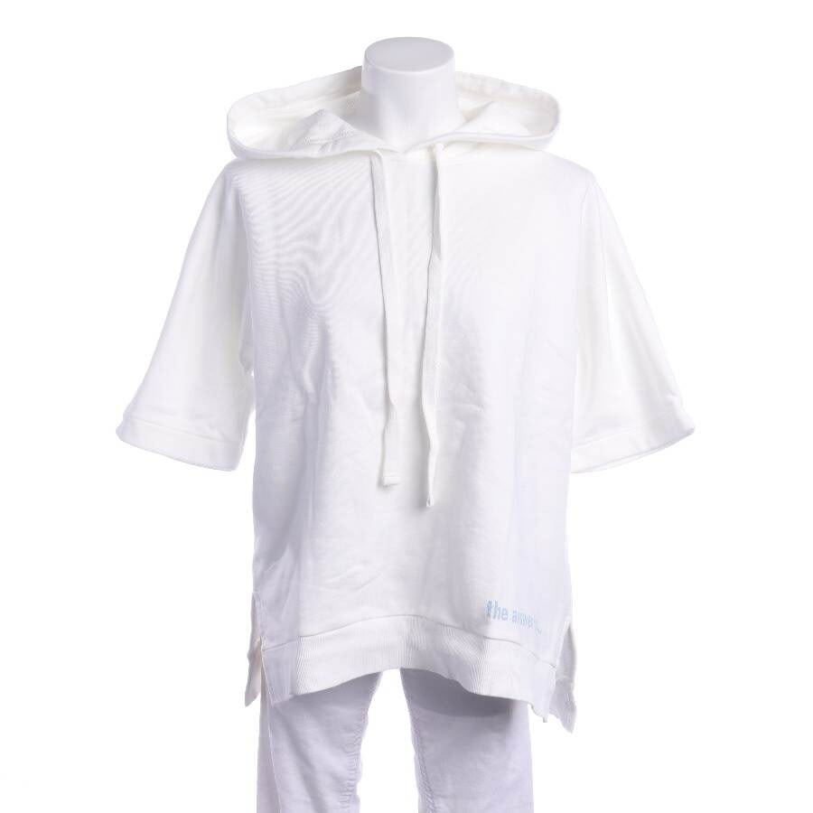 Image 1 of Hooded Sweatshirt M White in color White | Vite EnVogue