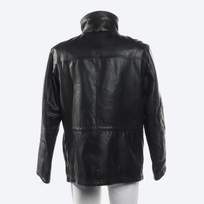 Image 2 of Leather Jacket 52 Black in color Black | Vite EnVogue