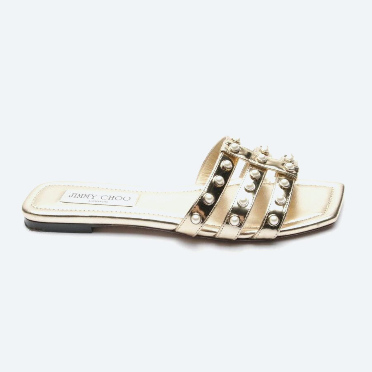 Image 1 of Sandals EUR 36 Gold in color Metallic | Vite EnVogue