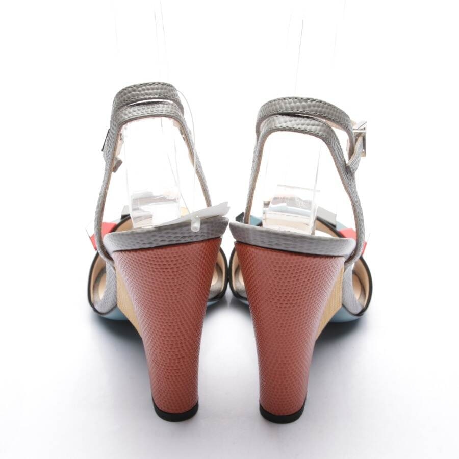 Image 3 of Heeled Sandals EUR 36 Multicolored in color Multicolored | Vite EnVogue