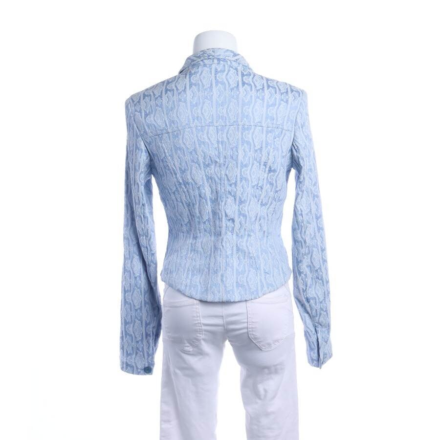 Image 2 of Linen Jacket 38 Blue in color Blue | Vite EnVogue