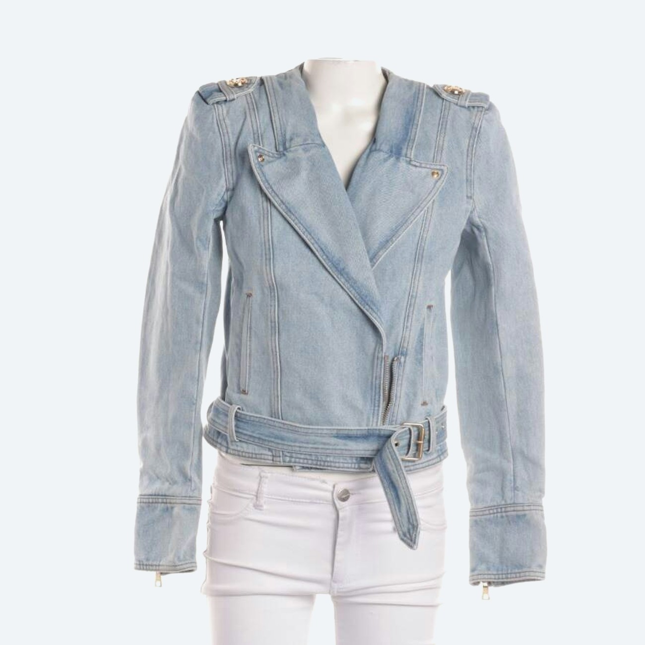 Image 1 of Jeans Jacket 34 Blue in color Blue | Vite EnVogue
