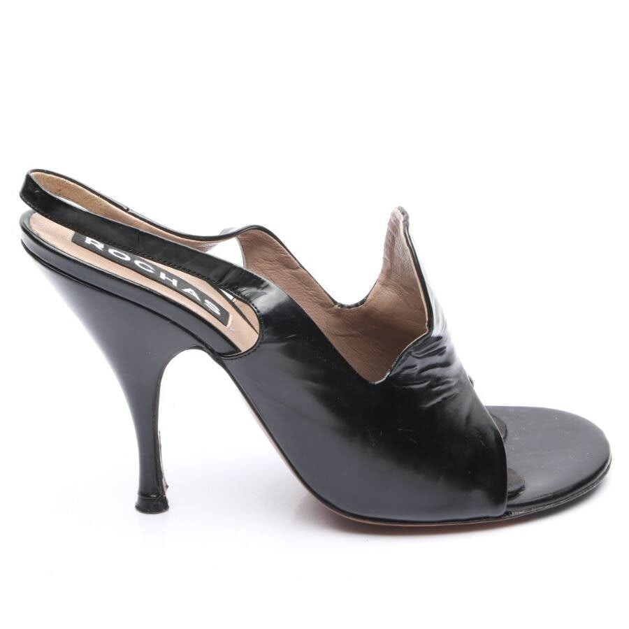 Image 1 of Heeled Sandals EUR 38.5 Black in color Black | Vite EnVogue