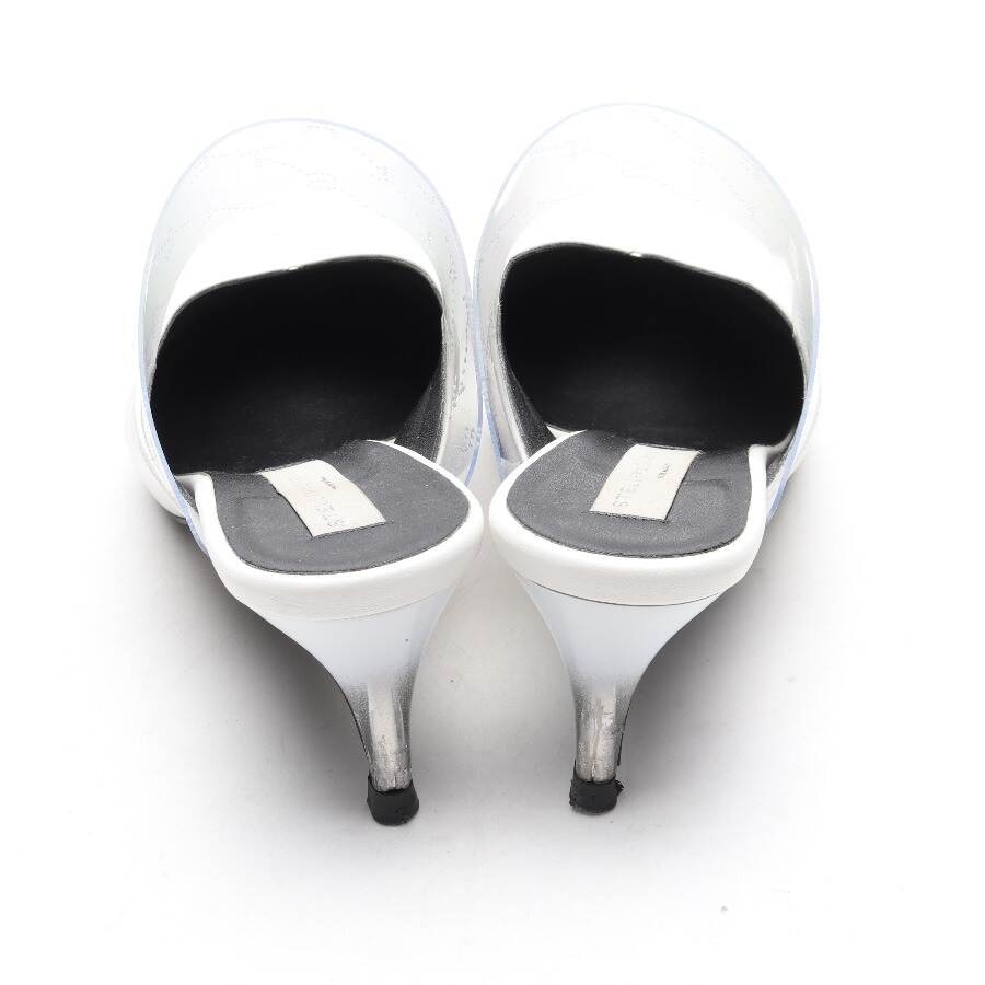 Image 3 of Heeled Mules EUR 37 White in color White | Vite EnVogue