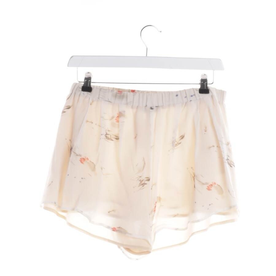 Image 2 of Silk Shorts 36 Beige in color White | Vite EnVogue