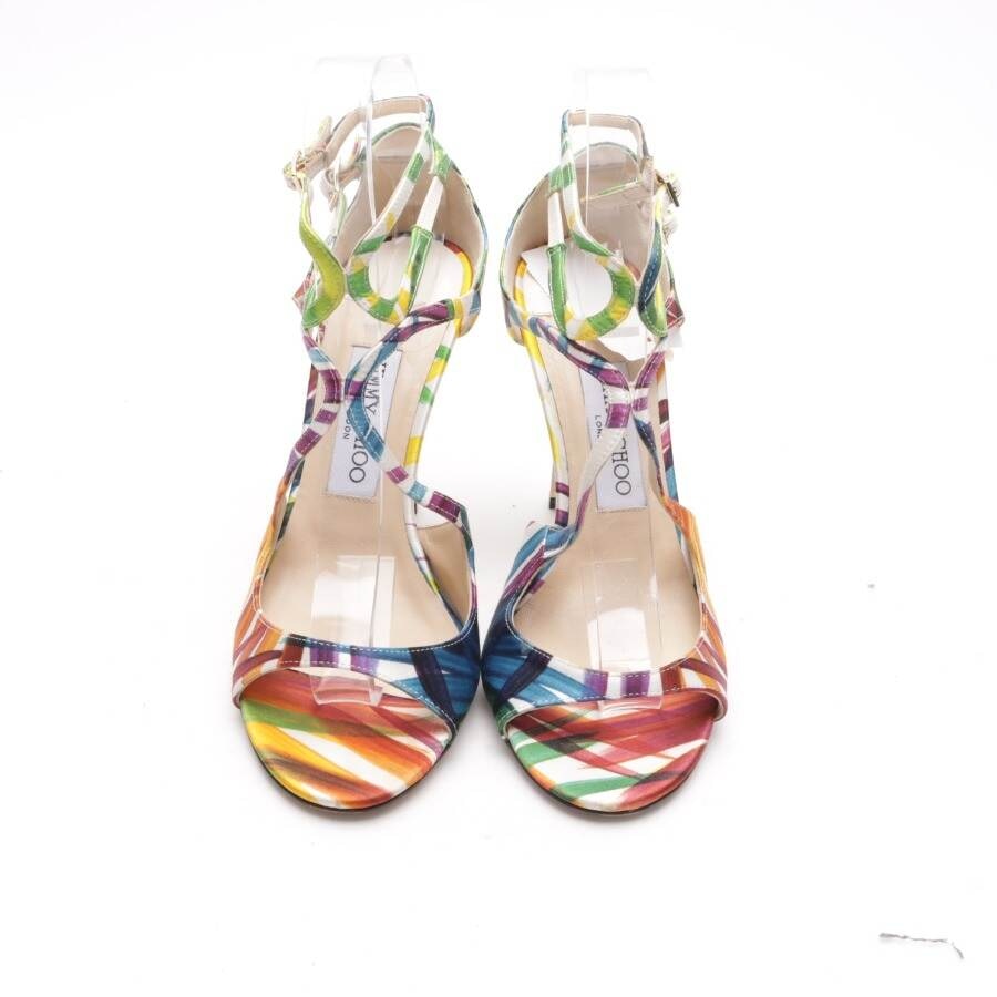Image 2 of Heeled Sandals EUR38 Multicolored in color Multicolored | Vite EnVogue