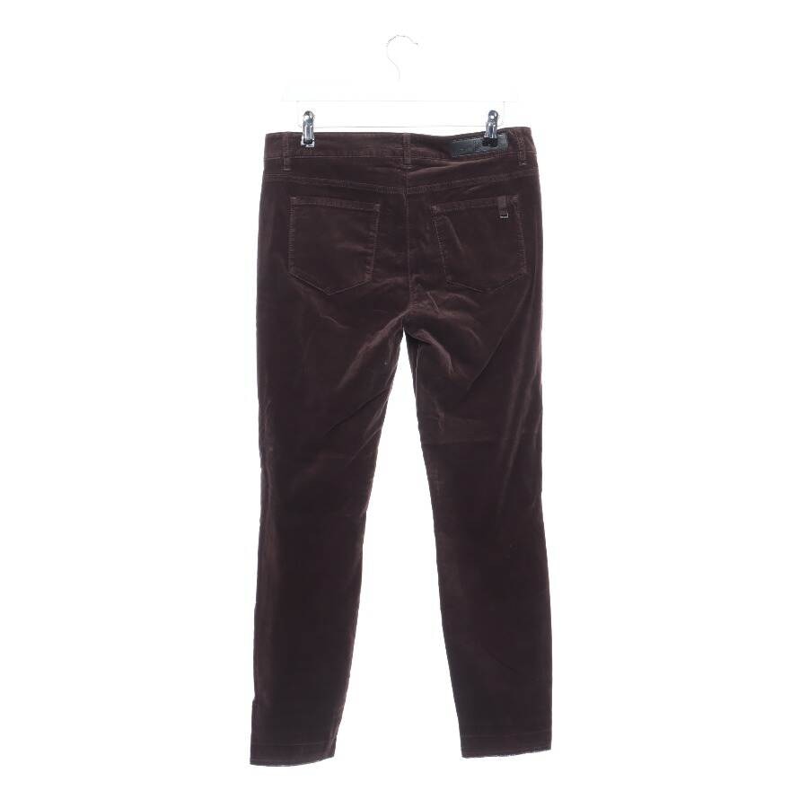 Image 2 of Trousers 38 Dark Brown in color Brown | Vite EnVogue