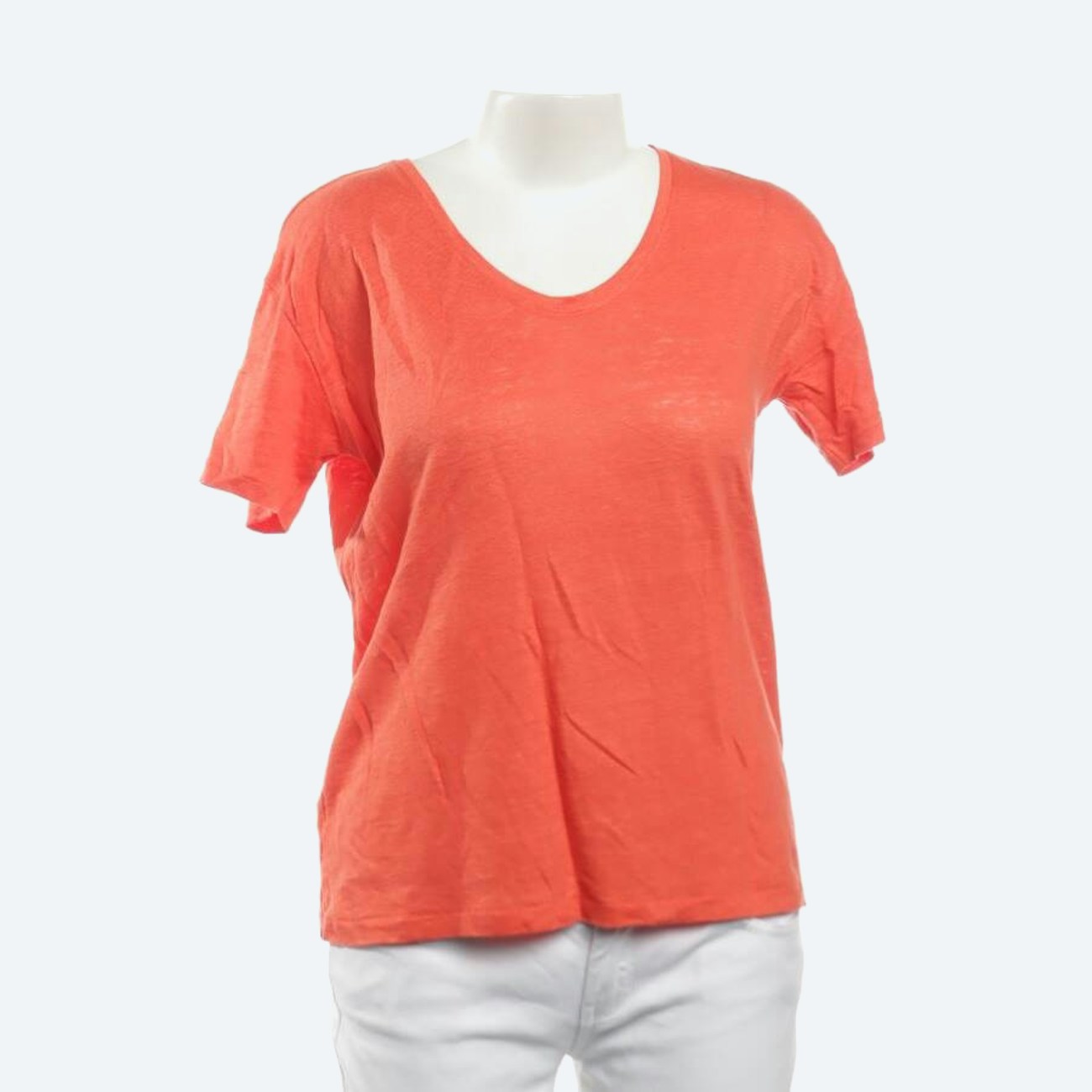 Image 1 of Linen Shirt S Dark Orange in color Orange | Vite EnVogue