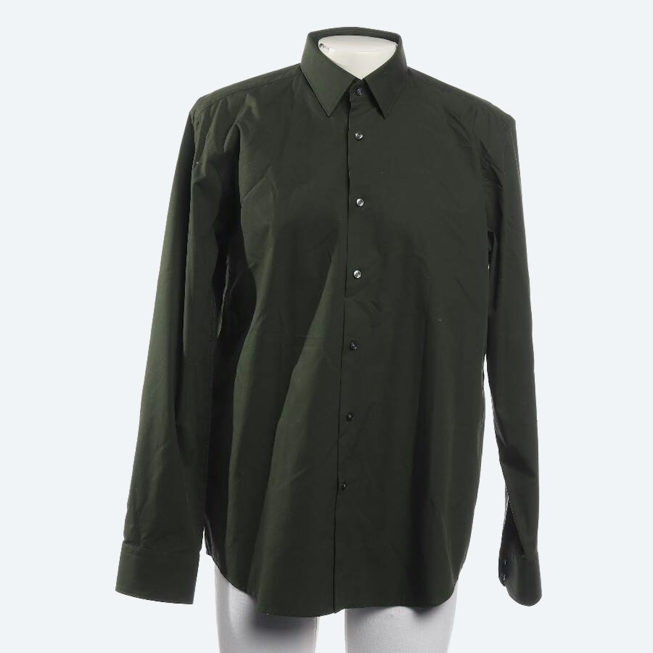 Image 1 of Casual Shirt 43 Dark Green in color Green | Vite EnVogue
