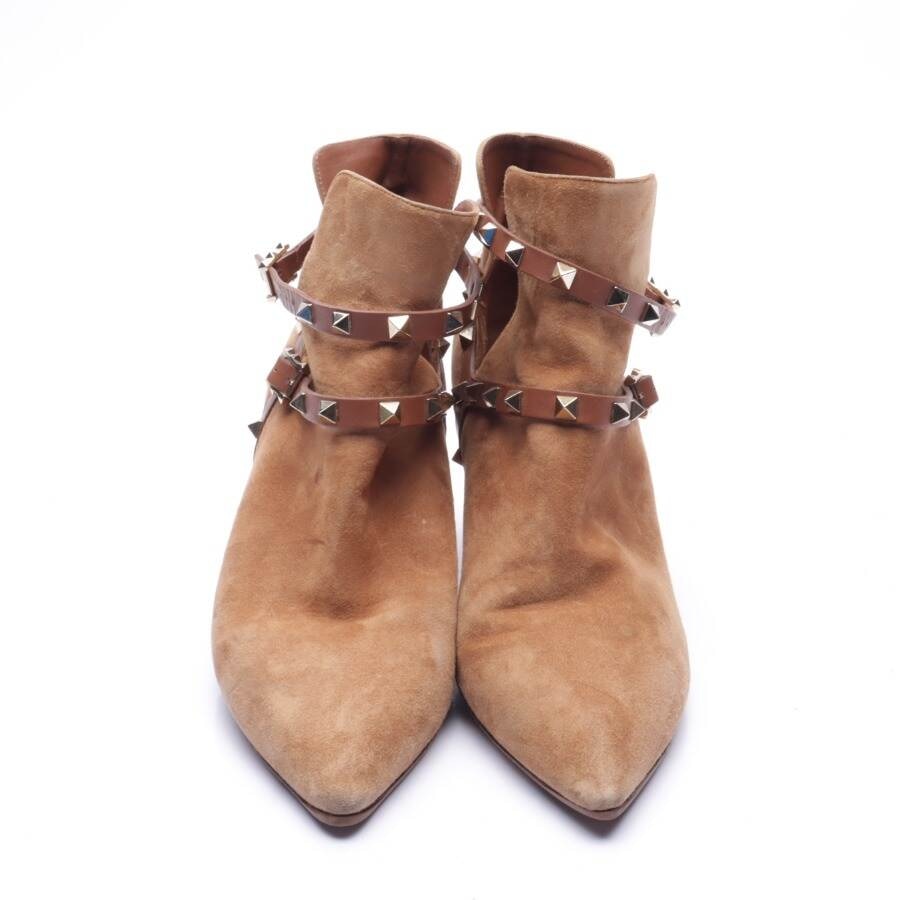 Image 2 of Rockstud Ankle Boots EUR 41 Light Brown in color Brown | Vite EnVogue