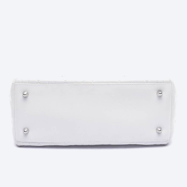 Bild 3 von Lady Dior Handtasche Weiß in Farbe Weiß | Vite EnVogue