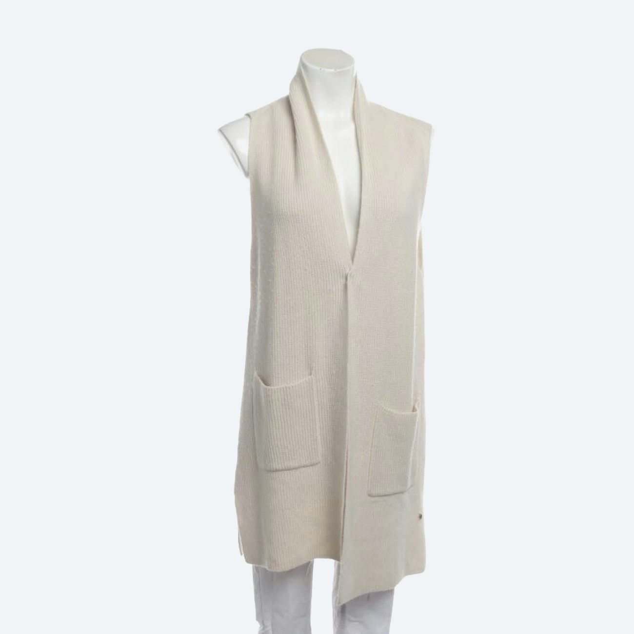 Image 1 of Vest 34 Cream in color White | Vite EnVogue